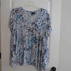 Women's Plus Shark-Bite Hem Tunic